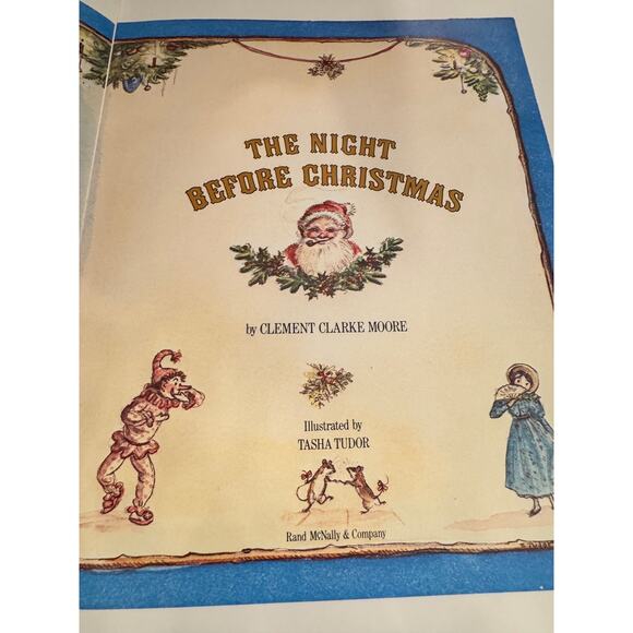 The Night Before Christmas Illustrated by Tasha Tudor 1979 5th printing HC - Picture 5 of 13